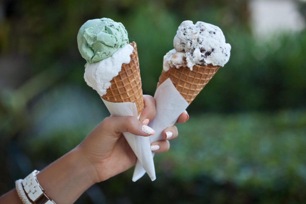 Přirovnání zmrzliny